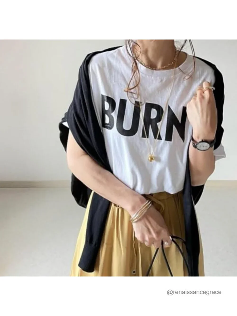 18K Gold Plated Pendant Long Chain Necklace Fashion Jewelry